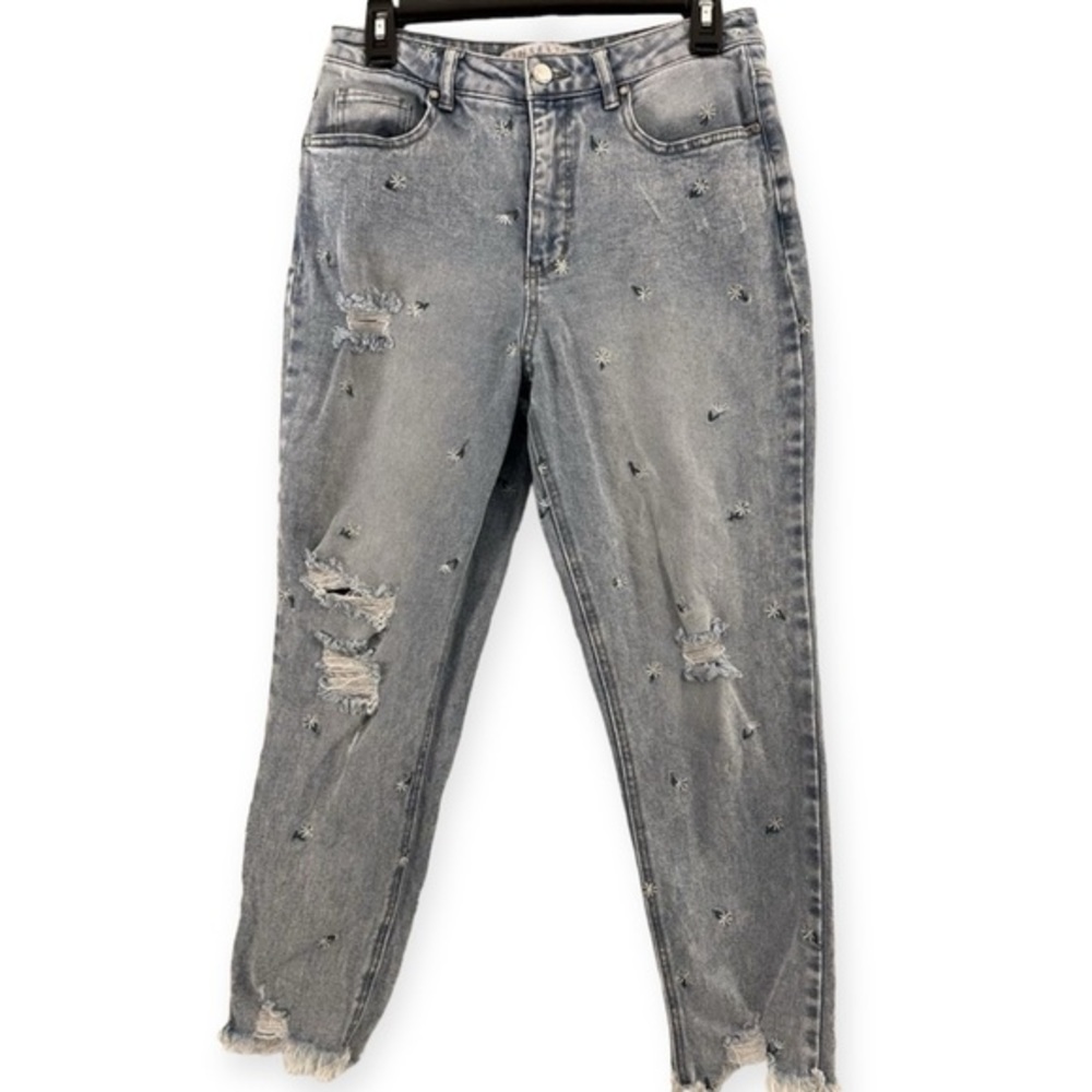 Tinseltown Women’s Cut‎ Off Straight Jeans Size 9